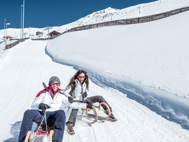 Rodeln in Obergurgl